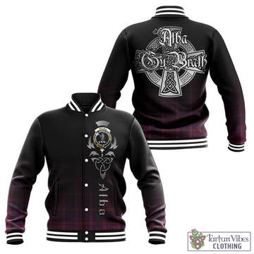 McCall (Caithness) Tartan Baseball Jacket Featuring Alba Gu Brath Family Crest Celtic Inspired - Tartan Vibes Clothing