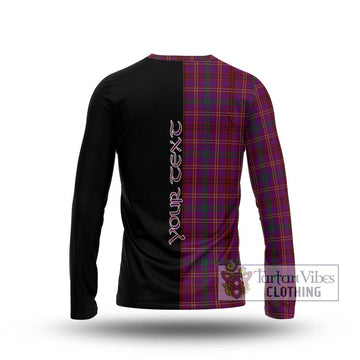 McCall (Caithness) Tartan Long Sleeve T-Shirt with Family Crest and Half Of Me Style - Tartan Vibes Clothing