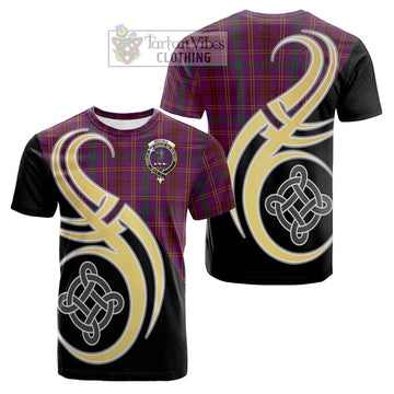 McCall (Caithness) Tartan Cotton T-shirt with Family Crest and Celtic Symbol Style Kid's Shirt - Tartan Vibes Clothing