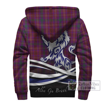 McCall (Caithness) Tartan Sherpa Hoodie with Alba Gu Brath Regal Lion Emblem - Tartan Vibes Clothing
