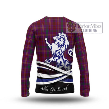 McCall (Caithness) Tartan Long Sleeve T-Shirt with Alba Gu Brath Regal Lion Emblem - Tartan Vibes Clothing