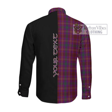 McCall (Caithness) Tartan Long Sleeve Button Shirt with Family Crest and Half Of Me Style Men's Shirt - Tartanvibesclothing Shop