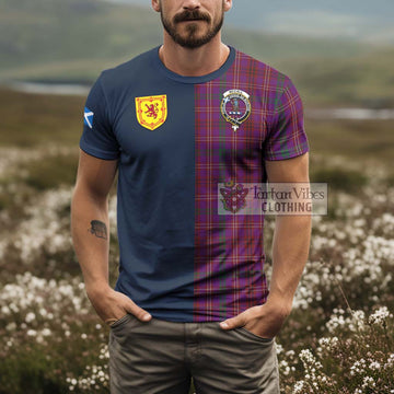 McCall (Caithness) Tartan T-Shirt Alba with Scottish Lion Royal Arm Half Style - Tartan Vibes Clothing