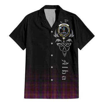 McCall (Caithness) Tartan Hawaiian Shirt Shirt Featuring Alba Gu Brath Family Crest Celtic Inspired - Tartan Vibes Clothing