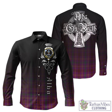McCall (Caithness) Tartan Long Sleeve Button Up Featuring Alba Gu Brath Family Crest Celtic Inspired - Tartan Vibes Clothing