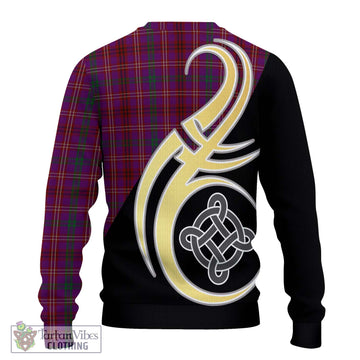 McCall (Caithness) Tartan Ugly Sweater with Family Crest and Celtic Symbol Style - Tartan Vibes Clothing