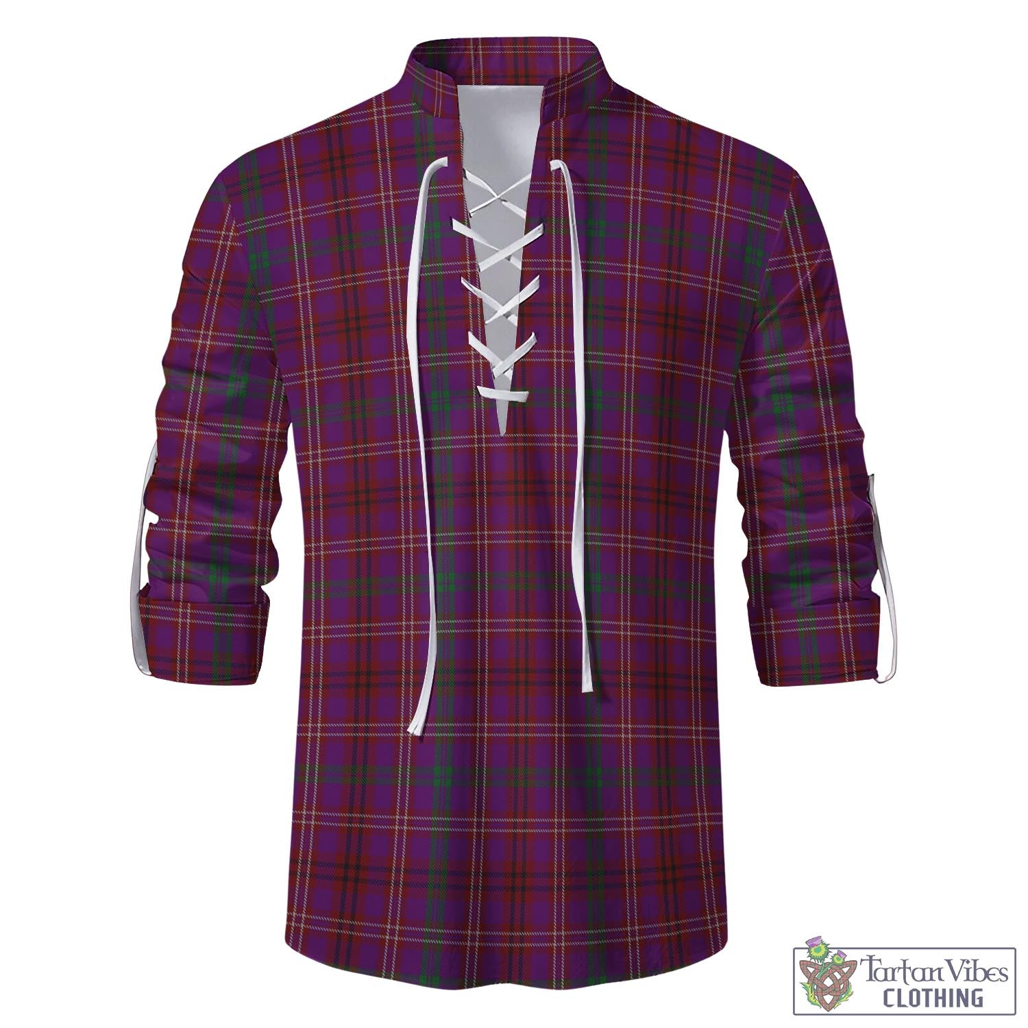 McCall (Caithness) Tartan Men's Scottish Traditional Jacobite Ghillie Kilt Shirt - Tartan Vibes Clothing