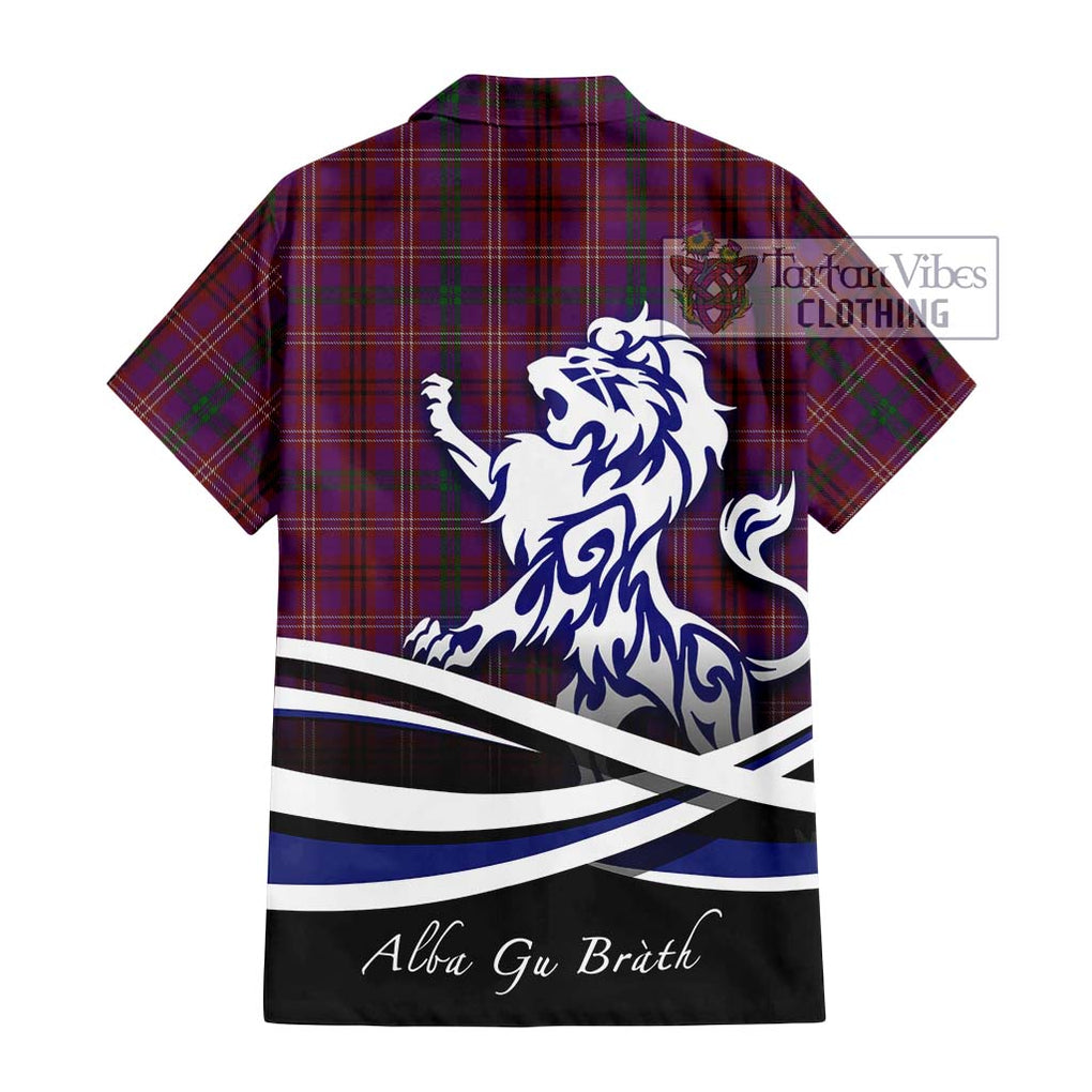 McCall (Caithness) Tartan Hawaiian Shirt with Alba Gu Brath Regal Lion Emblem - Tartan Vibes Clothing