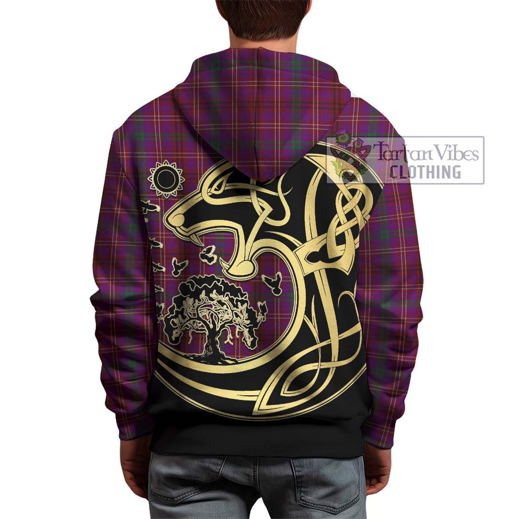 McCall (Caithness) Tartan Hoodie with Family Crest Celtic Wolf Style - Tartan Vibes Clothing