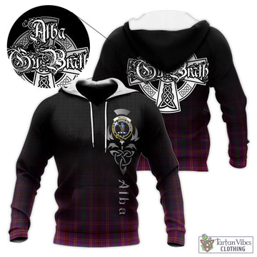McCall (Caithness) Tartan Knitted Hoodie Featuring Alba Gu Brath Family Crest Celtic Inspired - Tartan Vibes Clothing