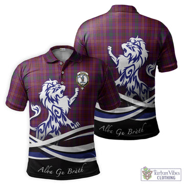 McCall (Caithness) Tartan Polo Shirt with Alba Gu Brath Regal Lion Emblem - Tartan Vibes Clothing