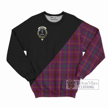 McCall (Caithness) Tartan Sweatshirt with Family Crest and Military Logo Style - Tartan Vibes Clothing