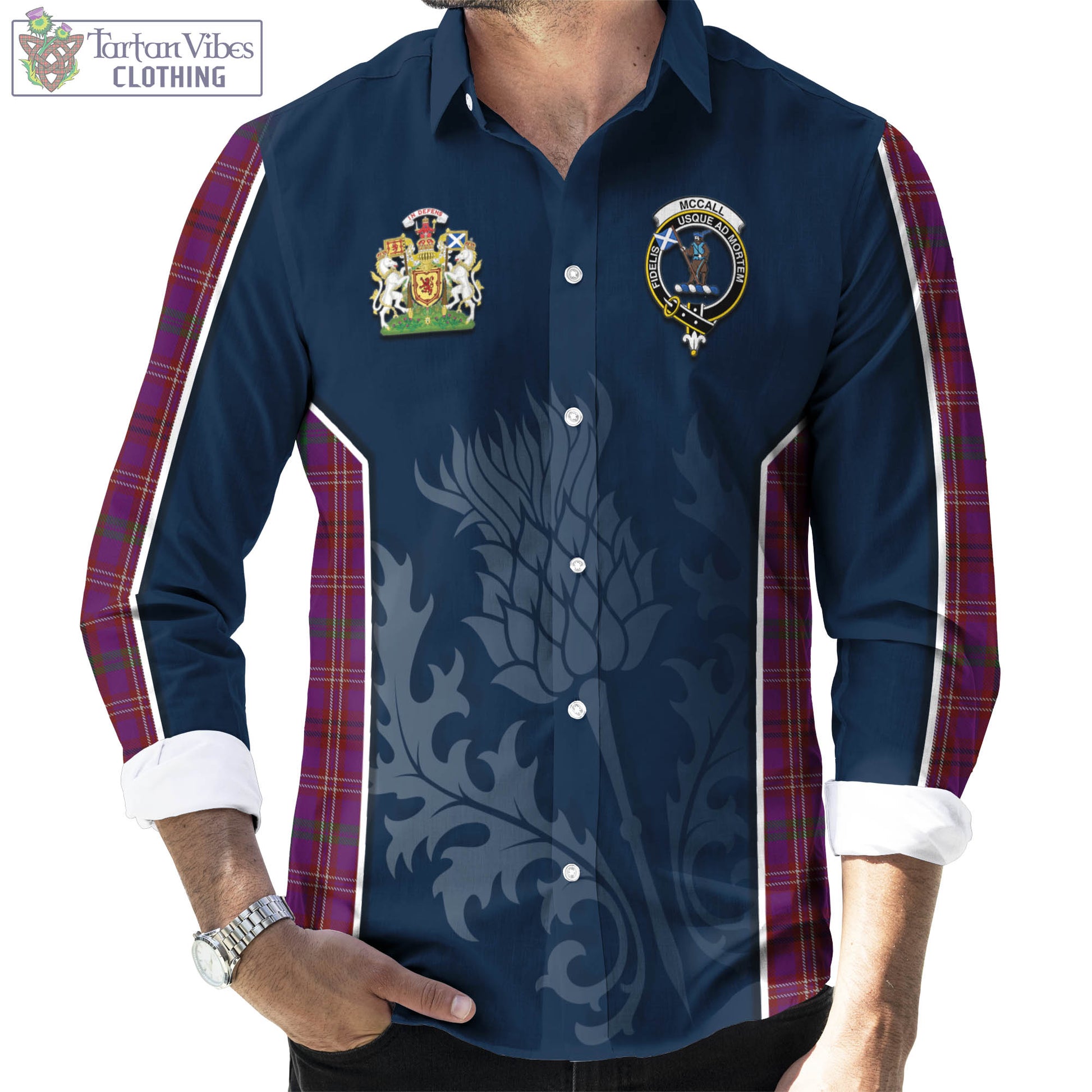 Craig Ancient Tartan Long Sleeve Button Shirt
