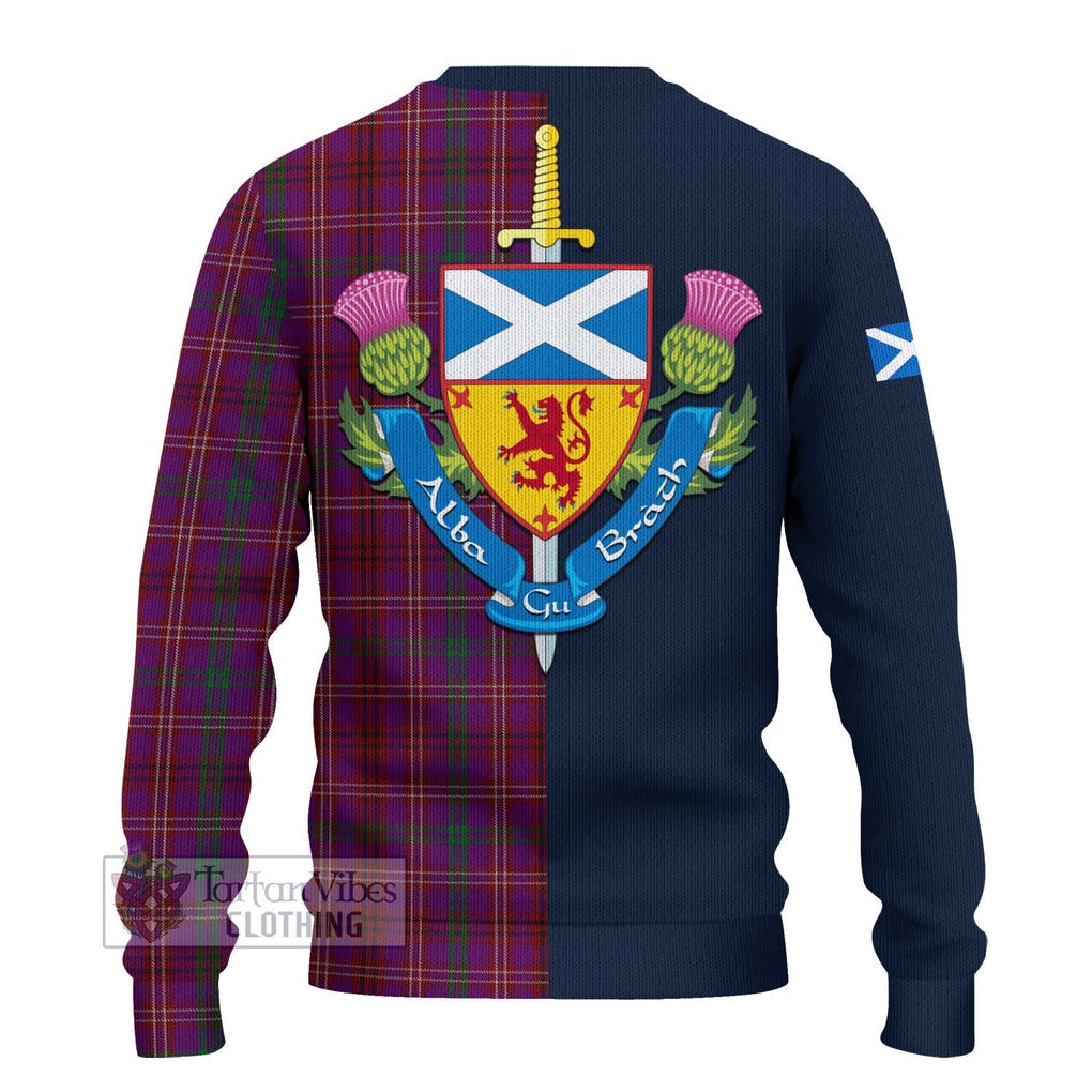 McCall (Caithness) Tartan Ugly Sweater Alba with Scottish Lion Royal Arm Half Style - Tartan Vibes Clothing