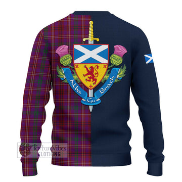 McCall (Caithness) Tartan Ugly Sweater Alba with Scottish Lion Royal Arm Half Style - Tartan Vibes Clothing