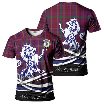 McCall (Caithness) Tartan T-Shirt with Alba Gu Brath Regal Lion Emblem - Tartan Vibes Clothing