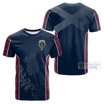 McCall (Caithness) Tartan Cotton T-shirt with Family Crest and Scottish Thistle Vibes Sport Style Kid's Shirt - Tartan Vibes Clothing