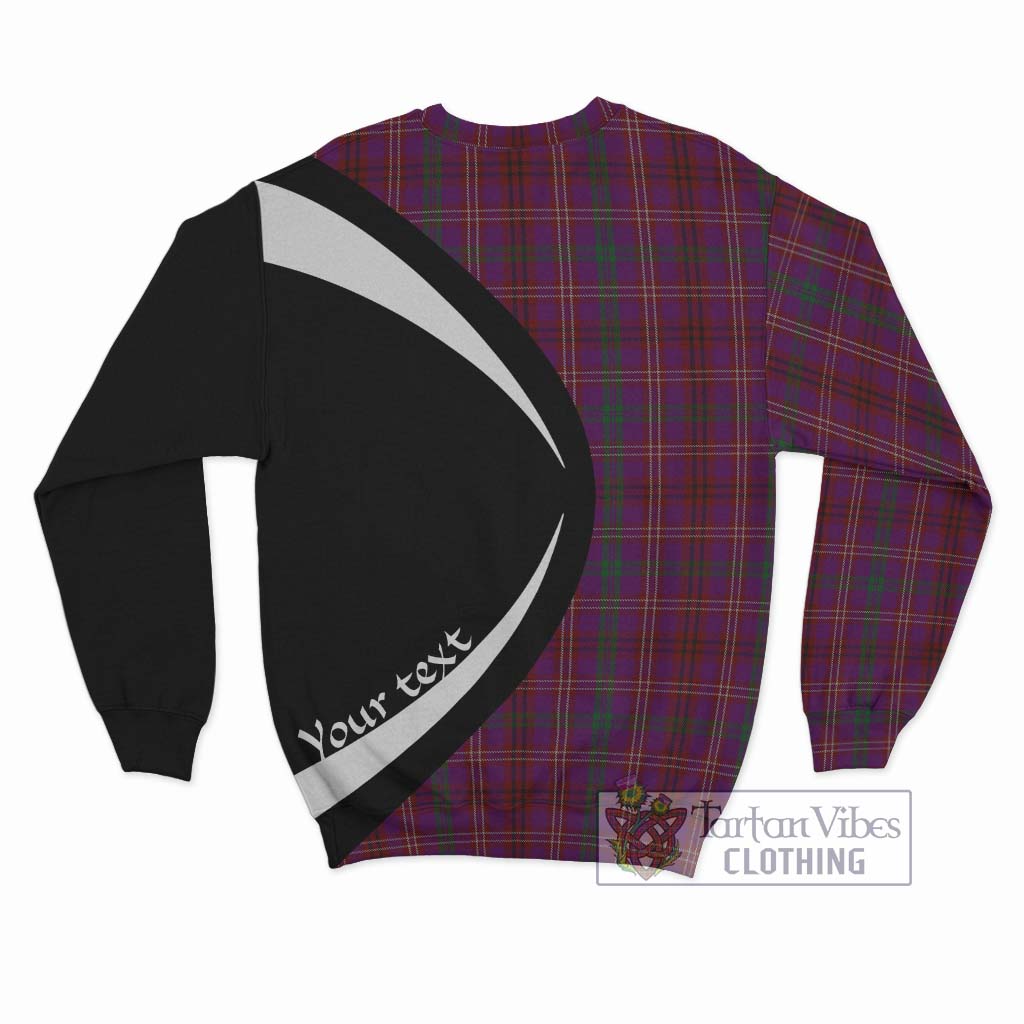 McCall (Caithness) Tartan Sweatshirt with Family Crest Circle Style - Tartan Vibes Clothing