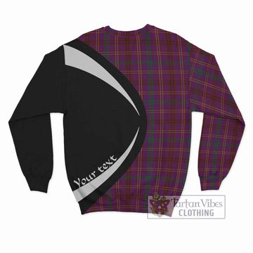 McCall (Caithness) Tartan Sweatshirt with Family Crest Circle Style - Tartan Vibes Clothing