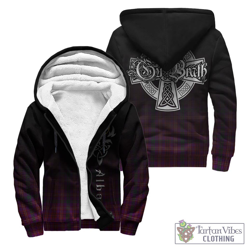 McCall (Caithness) Tartan Sherpa Hoodie Featuring Alba Gu Brath Family Crest Celtic Inspired - Tartan Vibes Clothing