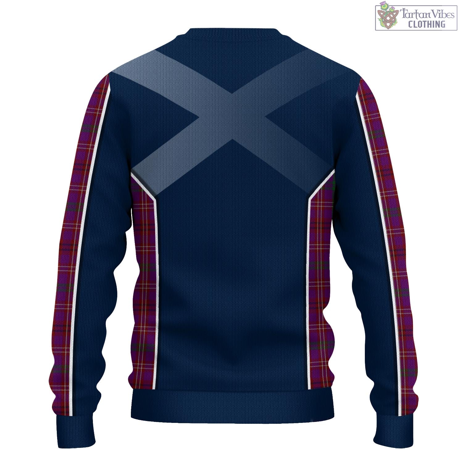 McCall (Caithness) Tartan Knitted Sweatshirt with Family Crest and Scottish Thistle Vibes Sport Style - Tartan Vibes Clothing
