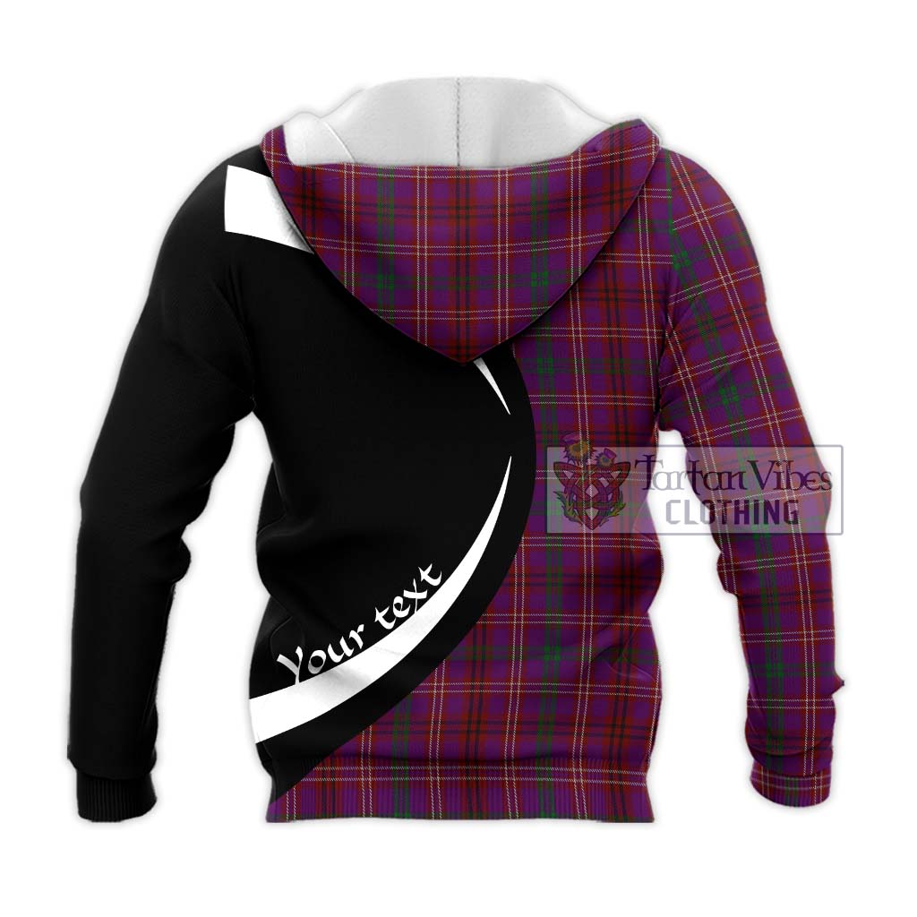 McCall (Caithness) Tartan Knitted Hoodie with Family Crest Circle Style - Tartan Vibes Clothing