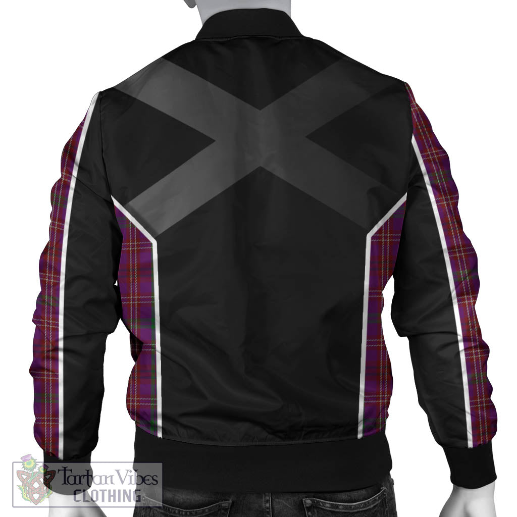 McCall (Caithness) Tartan Bomber Jacket with Family Crest and Scottish Thistle Vibes Sport Style - Tartan Vibes Clothing