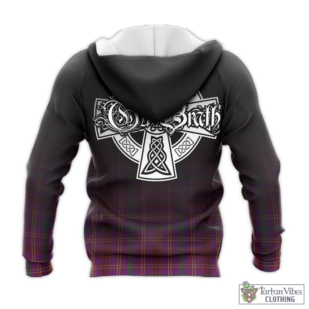 McCall (Caithness) Tartan Knitted Hoodie Featuring Alba Gu Brath Family Crest Celtic Inspired - Tartan Vibes Clothing