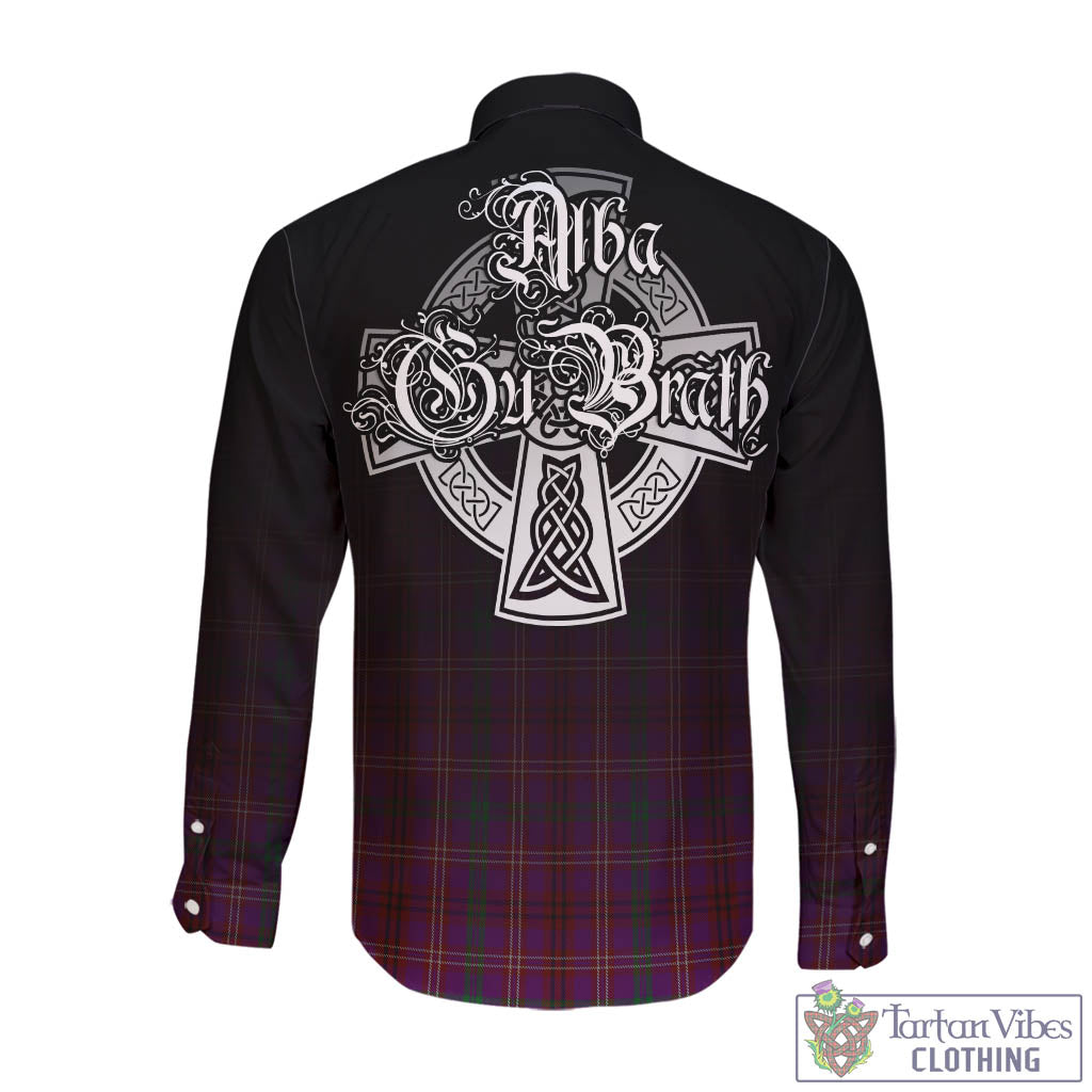 McCall (Caithness) Tartan Long Sleeve Button Up Featuring Alba Gu Brath Family Crest Celtic Inspired - Tartan Vibes Clothing