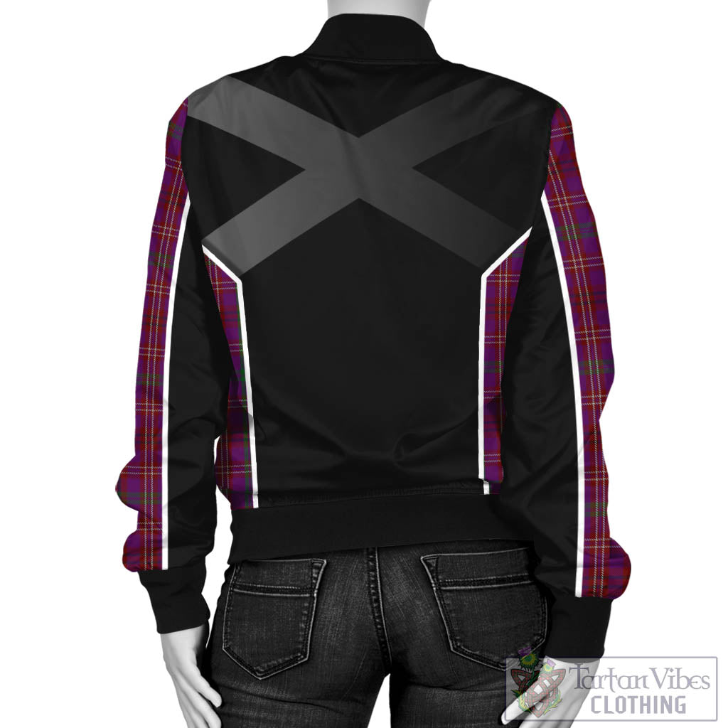 McCall (Caithness) Tartan Bomber Jacket with Family Crest and Scottish Thistle Vibes Sport Style - Tartan Vibes Clothing
