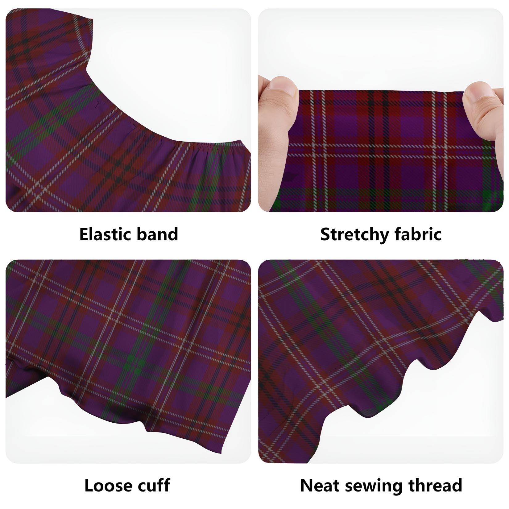 McCall (Caithness) Tartan Off Shoulder Long Dress - Tartan Vibes Clothing