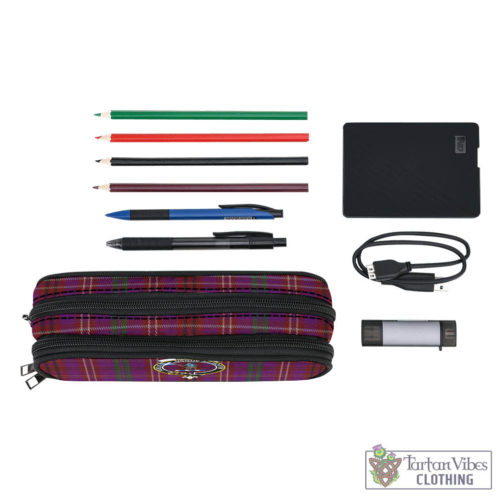 McCall (Caithness) Tartan Pen and Pencil Case with Family Crest - Tartan Vibes Clothing