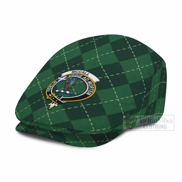McCall (Caithness) Scottish Family Crest Flat Cap Green Argyle Classic Style - Tartan Vibes Clothing