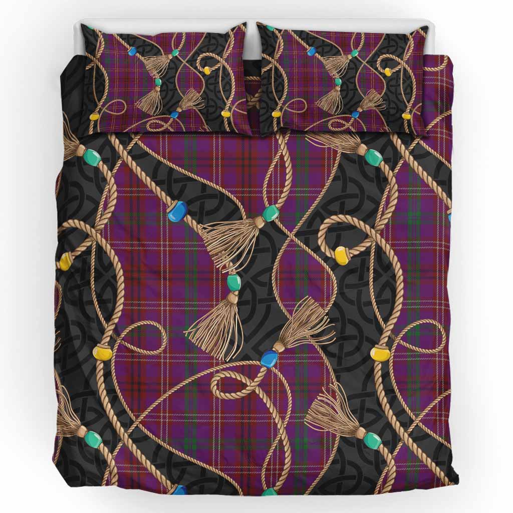 McCall (Caithness) Scottish Tartan Twisted Ropes Stylized Bedding Set UK Bedding Set UK King 91*87 inch - Tartan Vibes Clothing