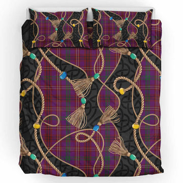McCall (Caithness) Scottish Tartan Twisted Ropes Stylized Bedding Set UK Bedding Set UK King 91*87 inch - Tartan Vibes Clothing