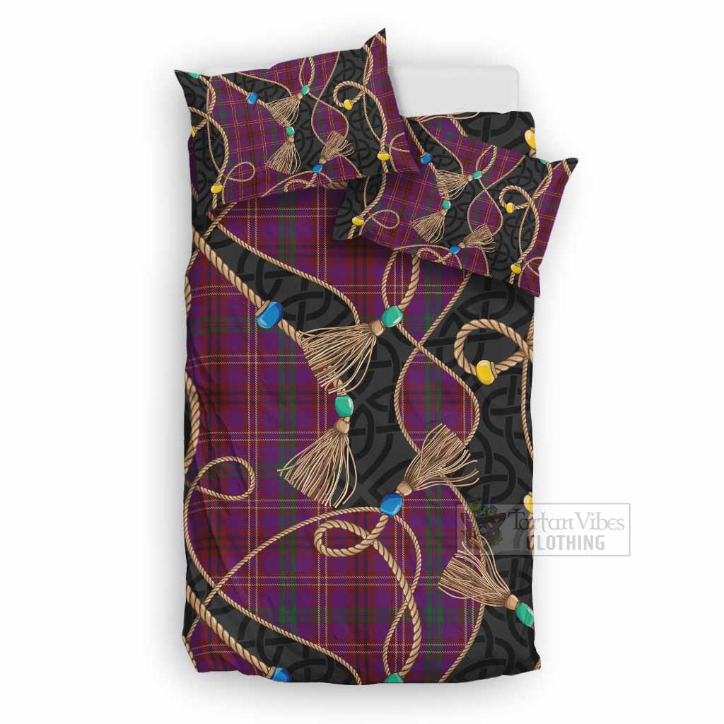 McCall (Caithness) Scottish Tartan Twisted Ropes Stylized Bedding Set UK Bedding Set UK Double 79*79 inch - Tartan Vibes Clothing