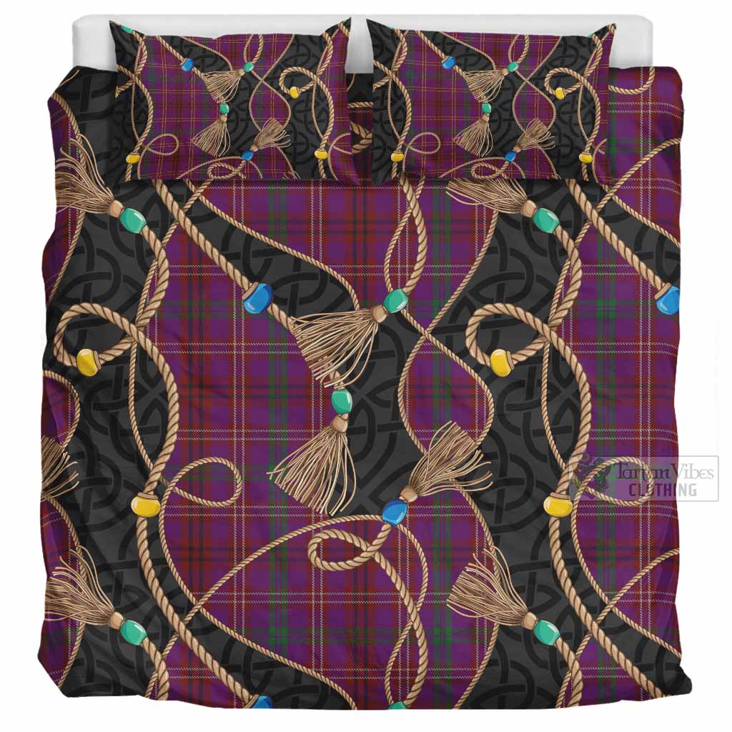 McCall (Caithness) Scottish Tartan Twisted Ropes Stylized Bedding Set UK Bedding Set UK Super King 104*94 inch - Tartan Vibes Clothing