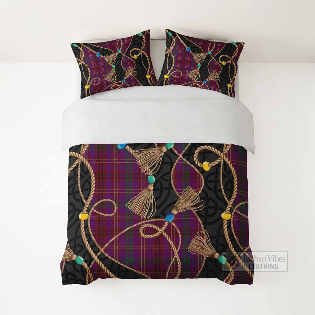 McCall (Caithness) Scottish Tartan Twisted Ropes Stylized Bedding Set - Tartan Vibes Clothing