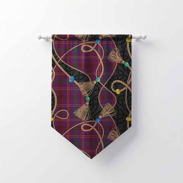 McCall (Caithness) Scottish Tartan Twisted Ropes Stylized Gonfalon