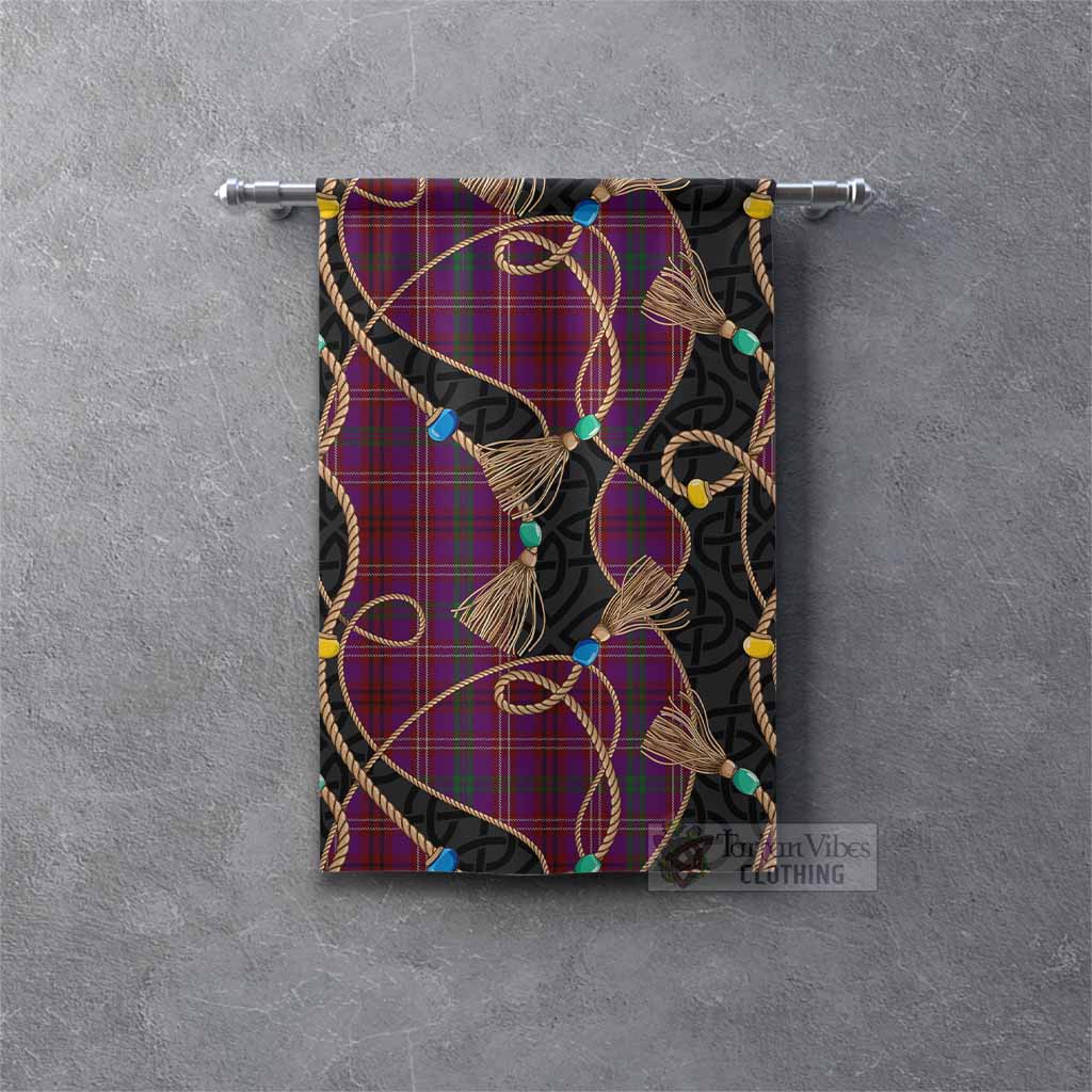 McCall (Caithness) Scottish Tartan Twisted Ropes Stylized Gonfalon Rectangle - Tartan Vibes Clothing