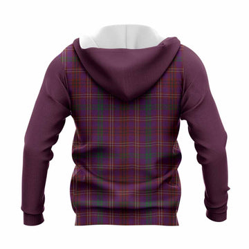 McCall (Caithness) Tartan Accent Knitted Hoodie with Family Crest