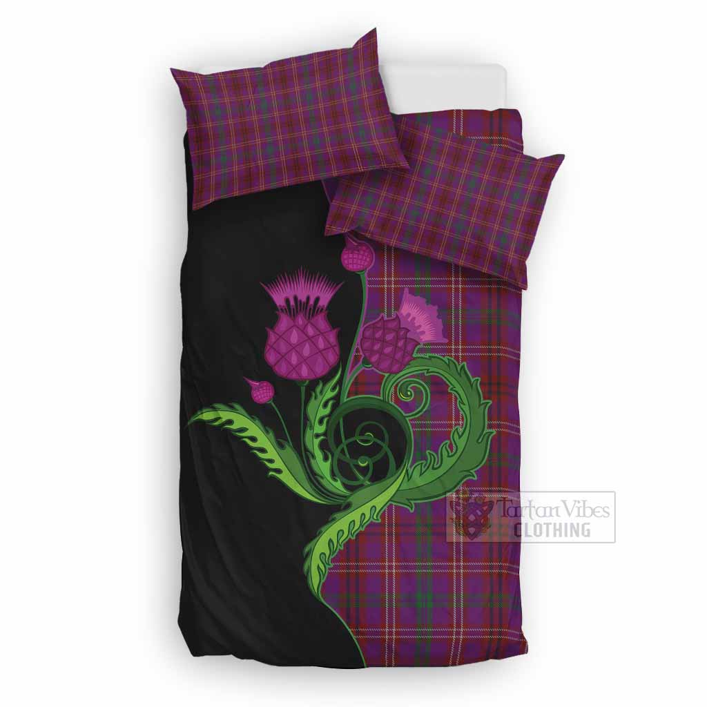 McCall (Caithness) Tartan Bedding Set Traditional Scottish Thistle UK Bedding Set UK Double 79*79 inch - Tartan Vibes Clothing