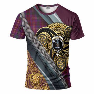 McCall (Caithness) Tartan Crest T-Shirt Scottish Triskele Celtic
