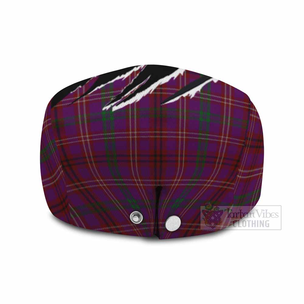 McCall (Caithness) Tartan Loch Ness Monster Flat Cap, Jeff Cap Celtic Knot Nessie Art