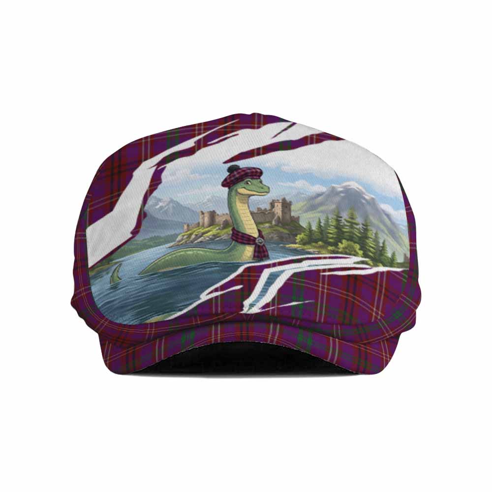 McCall (Caithness) Tartan Loch Ness Monster Scottish Heritage Art Flat Cap, Jeff Cap