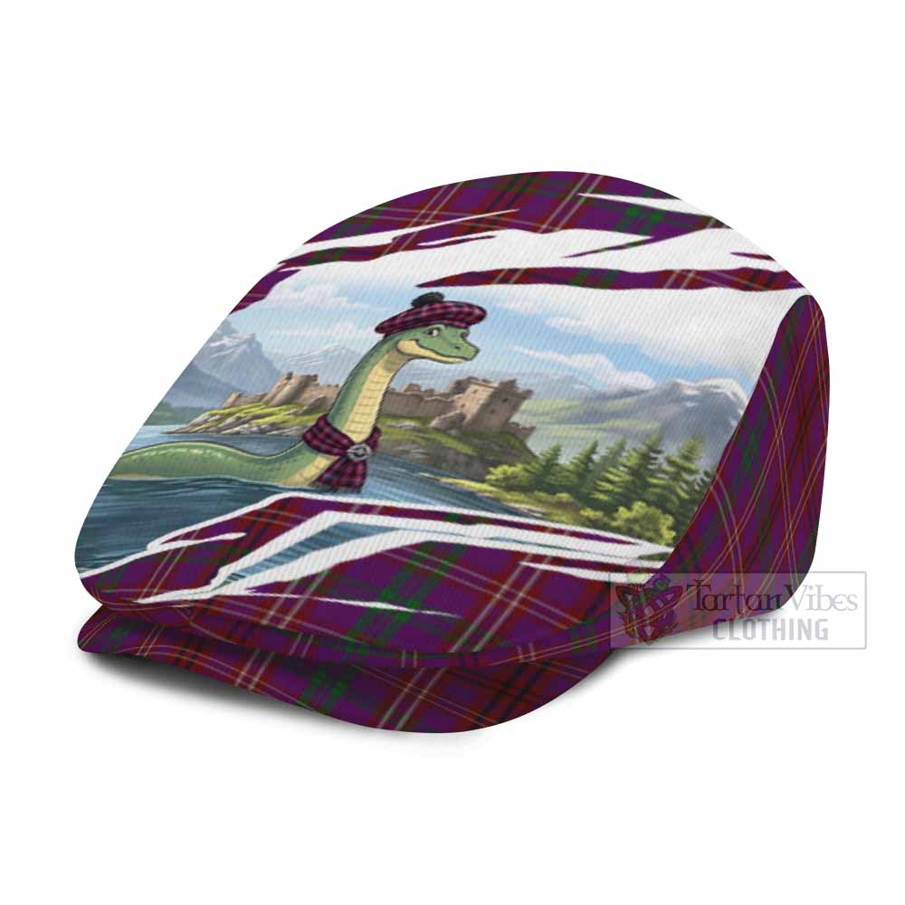 McCall (Caithness) Tartan Loch Ness Monster Scottish Heritage Art Flat Cap, Jeff Cap