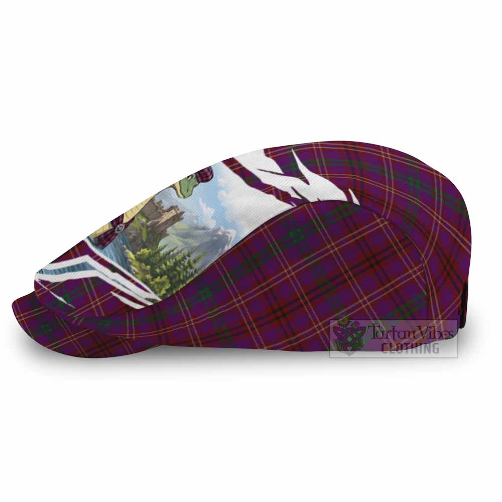 McCall (Caithness) Tartan Loch Ness Monster Scottish Heritage Art Flat Cap, Jeff Cap