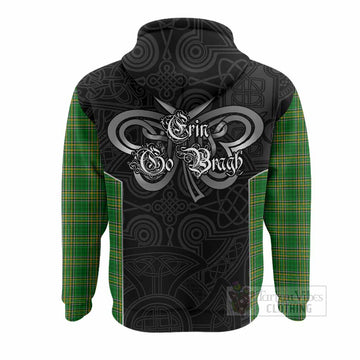 McCall Irish Crest Tartan Hoodie Erin Go Bragh Celtic Knot Shamrock Inspired