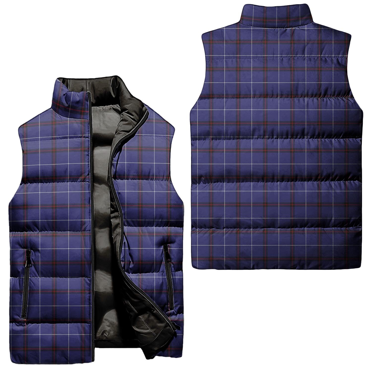 McCallie Tartan Sleeveless Puffer Jacket Unisex - Tartan Vibes Clothing