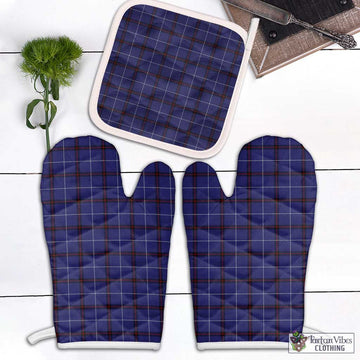 McCallie Tartan Combo Oven Mitt & Pot-Holder Combo 2 Oven Mitt & 1 Pot-Holder Black - Tartan Vibes Clothing